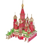 Barvna lesena 3D sestavljanka Woodcraft Temple of Vasil Blažený