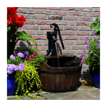 Ubbink vrtni vodnjak z lesenim sodom
