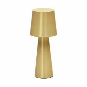 LED zatemnitvena namizna svetilka v zlati barvi s kovinskim senčilom (višina 25 cm) Arenys – Kave Home