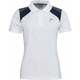 Head Club Jacob 22 Tech Polo Shirt Women White/Dark Blue L Teniška majica