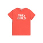 Kids Only bombažna otroška majica - oranžna. T-shirt otrocih iz zbirke Kids Only. Model narejen iz tanka, elastična tkanina.