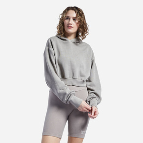 Bombažen pulover Reebok Classic Dye Cropped ženski