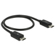 Delock Power Delock kabel za deljenje napajanja Micro USB-B moški &gt; Micro USB-B moški OTG