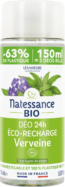 "Natessance Roll-on deodorant verbena - Polnilo 150 ml"