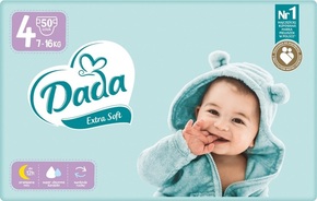 DADA Extra Soft plenice za enkratno uporabo 4 Maxi (7-16 kg) 48 kos