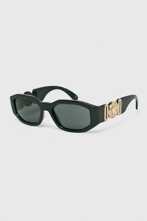 Versace očala 0VE4361 - črna. Sončna očala iz kolekcije Versace. Model s enobarvnimi stekli in okvirji iz kombinacije umetne snovi in kovine. Ima filter UV 400.