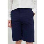 Kratke hlače Solid moške, mornarsko modra barva - mornarsko modra. Kratke hlače iz kolekcije Solid. Model izdelan iz tanke, rahlo elastične tkanine.