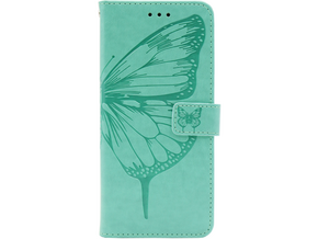 Chameleon Samsung Galaxy A03s - Preklopna torbica (WLGO-Butterfly) - turkizna