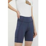 Športne kratke hlače Columbia Boundless Trek ženske, mornarsko modra barva, 2074471 - mornarsko modra. Športne kratke hlače iz kolekcije Columbia. Model izdelan iz hitrosušečega materiala.
