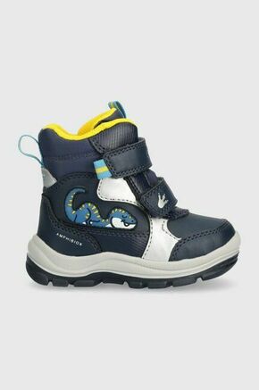 Otroški čevlji Geox B363VA 054FU B FLANFIL B ABX mornarsko modra barva - mornarsko modra. Zimski čevlji iz kolekcije Geox. Podloženi model izdelan iz kombinacije ekološkega usnja in tekstilnega materiala.