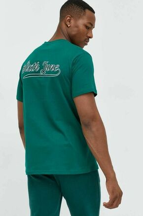 Bombažna kratka majica Sixth June zelena barva - zelena. Kratka majica iz kolekcije Sixth June. Model izdelan iz pletenine z nalepko.