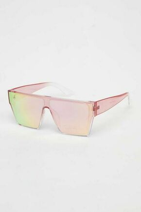 Sončna očala Jeepers Peepers roza barva - roza. Sončna očala iz kolekcije Jeepers Peepers. Model z zrcalnimi stekli in okvirji iz plastike. Ima filter UV 400.