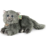 Zaparevrov Plišasta perzijska mačka, ležeča, siva, 30 cm, Rappa