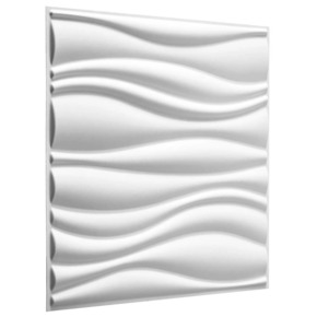 shumee WallArt 3D stenski paneli "Waves" 12 kosov GA-WA04