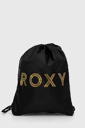 Vrečka Roxy črna barva - črna. Vreča iz kolekcije Roxy. Model izdelan iz tekstilnega materiala.