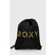 Vrečka Roxy črna barva - črna. Vreča iz kolekcije Roxy. Model izdelan iz tekstilnega materiala.