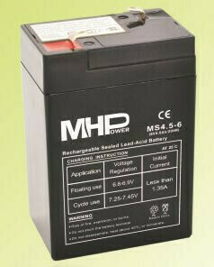 Pb baterija MHPower VRLA AGM 6V/4