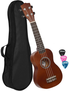 Cascha EH 3953 Soprano ukulele Rjav