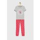 Otroška bombažna pižama Polo Ralph Lauren roza barva - roza. Otroška Pižama iz kolekcije Polo Ralph Lauren. Model izdelan iz vzorčaste pletenine.