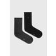 Nogavice Tommy Hilfiger 2-pack ženski, črna barva - črna. Visoke nogavice iz kolekcije Tommy Hilfiger. Model izdelan iz elastičnega materiala. V kompletu sta dva para.