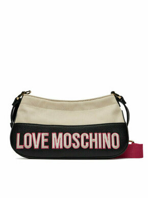 Torbica Love Moschino - pisana. Majhna torbica iz kolekcije Love Moschino. Model na zapenjanje