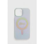 Etui za telefon Guess iPhone 15 6.1 - pisana. Etui za IPhone iz kolekcije Guess. Model izdelan iz trpežnega materiala.