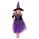 WEBHIDDENBRAND Otroški kostum čarovnice vijolične barve (M) e-pakiranje