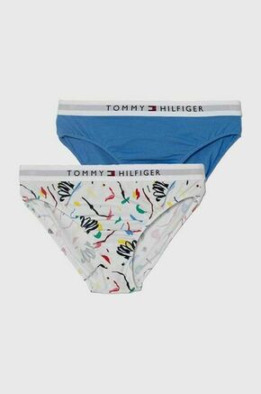 Otroške spodnje hlače Tommy Hilfiger 2-pack - modra. Otroški Spodnjice iz kolekcije Tommy Hilfiger. Model izdelan iz elastične pletenine. V kompletu sta dva kosa.