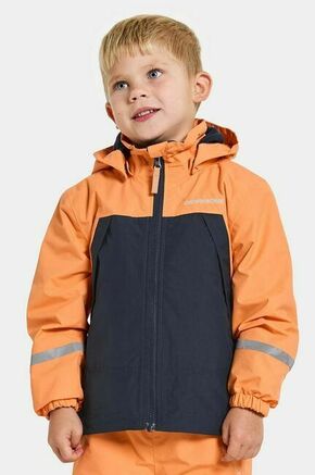 Otroška jakna Didriksons ENSO KIDS JACKET 5 oranžna barva - oranžna. Otroška jakna iz kolekcije Didriksons. Nepodložen model