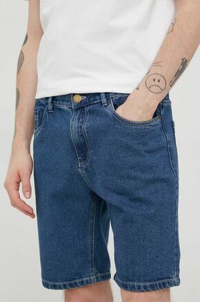 Brave Soul jeans kratke hlače - modra. Kratke hlače iz kolekcije Brave Soul. Model izdelan iz jeansa.