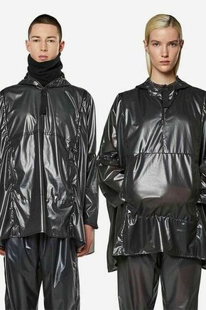 Vodoodporna jakna Rains Ultralight Anorak črna barva - črna. Vodoodporna jakna iz kolekcije Rains. Lahek model