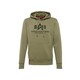 ALPHA INDUSTRIES Majica oliva / črna