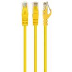 GEMBIRD Eth Preklopni kabel cat6 UTP, 25cm, rumene barve