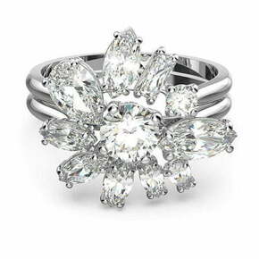 Swarovski Bleščeč prstan s kristali Gema 5644663 (Obseg 58 mm)