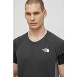 Športna kratka majica The North Face Bolt siva barva, NF0A825GMN81 - siva. Športna kratka majica iz kolekcije The North Face. Model izdelan iz hitrosušečega materiala.