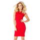 Numoco Ženska obleka 132-2, rdeča, XL