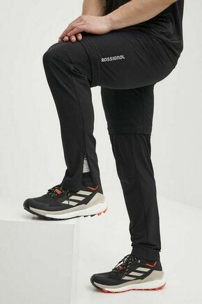 Outdooor hlače Rossignol črna barva - črna. Outdooor hlače iz kolekcije Rossignol. Model izdelan iz trpežnega materiala s hidrofobnim premazom.