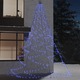 vidaXL Stensko drevesce 720 modrih LED lučk 5 m notranje zunanje
