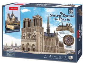 Cubic Fun 3D replika sestavljanke Notre Dame