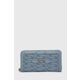 Denarnica Juicy Couture ženska, WEJQN5492WZC - modra. Velika denarnica iz kolekcije Juicy Couture. Model izdelan iz kombinacije tekstilnega materiala in ekološkega usnja.