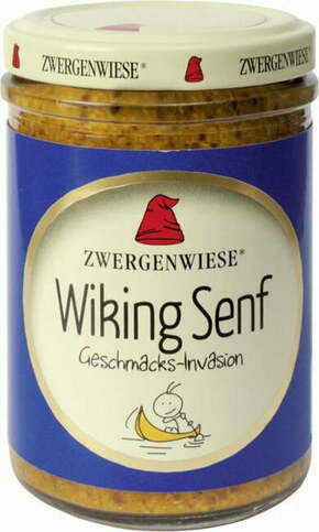 Zwergenwiese Bio Wiking gorčica - 160 ml