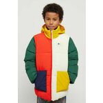 Otroška jakna Bobo Choses - pisana. Otroški jakna iz kolekcije Bobo Choses. Podložen model, izdelan iz vzorčastega materiala.