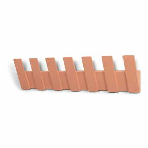 Rožnato-oranžen kovinski stenski obešalnik Angle – Spinder Design