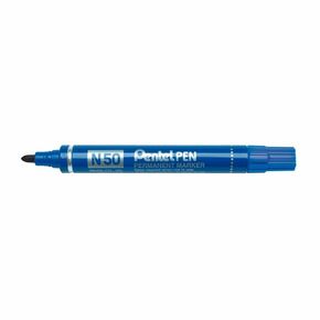 NEW Trajni marker Pentel N50-BE Modra 12 Kosi
