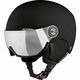 Alpina Arber Visor Q-Lite Ski Helmet Black Matt M Smučarska čelada