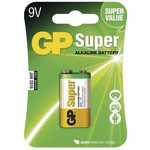 GP alkalna baterija Super 6LF22, 1 kos, blister