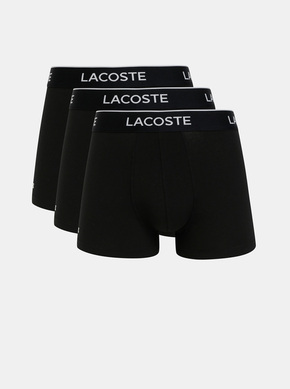 Komplet treh črnih boksaric Lacoste