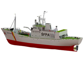 Türkmodel FPV Westra patruljni čoln 1:50 komplet