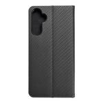 OEM Torbica LUNA Book Carbon za SAMSUNG A71, črna