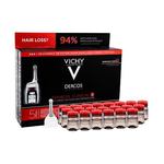 Vichy Dercos Aminexil Clinical 5 darilni set nega za lase 21 x 6 ml + aplikator 1 kos za moške